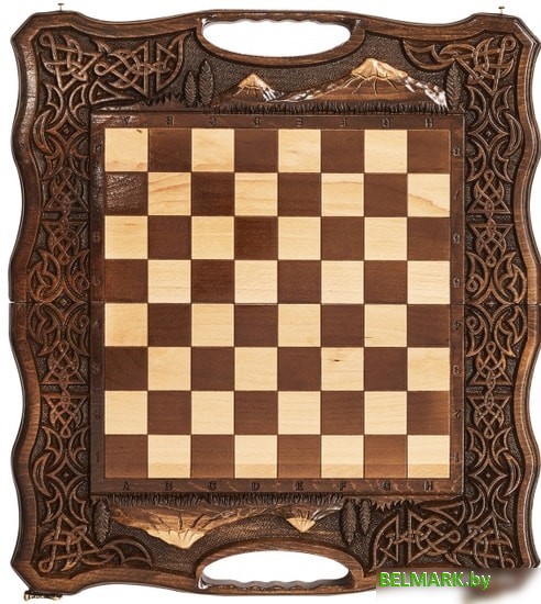 Шахматы/шашки/нарды Haleyan Арарат 2 50 с ручками kh143-5 - фото2