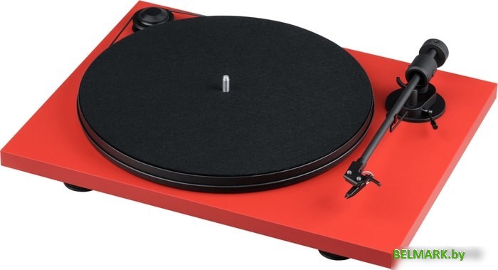 Виниловый проигрыватель Pro-Ject Primary E Phono (красный) - фото