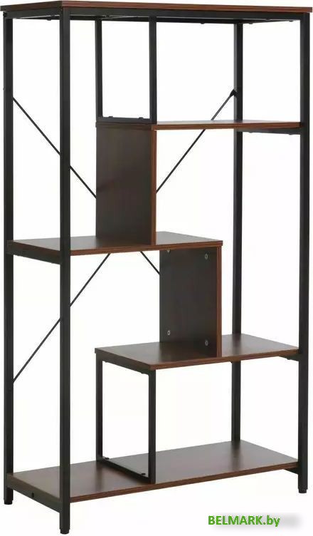 Стеллаж Signal Net B (орех/черный) - фото