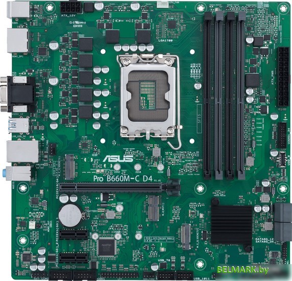 Материнская плата ASUS Pro B660M-C D4-CSM - фото