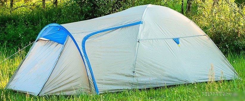 Треккинговая палатка Acamper Monsun 4 (серый) - фото