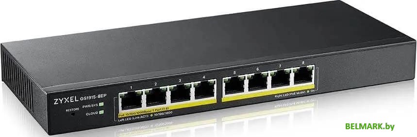 Управляемый коммутатор 2-го уровня Zyxel GS1915-8EP-EU0101F - фото2