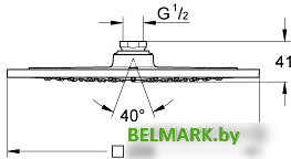 Верхний душ Grohe Rainshower F-Series 10" 27271000 - фото2