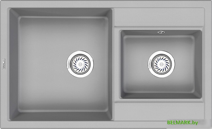 Кухонная мойка Granula GR-8201 (алюминиум) - фото