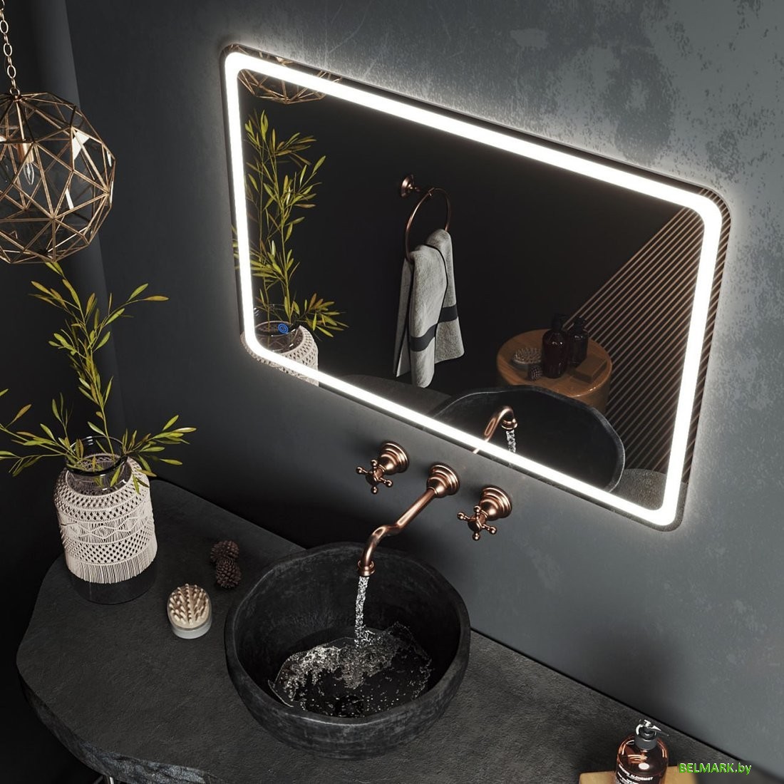 Roxen Зеркало Irida 510185-90AF 90x70 - фото2