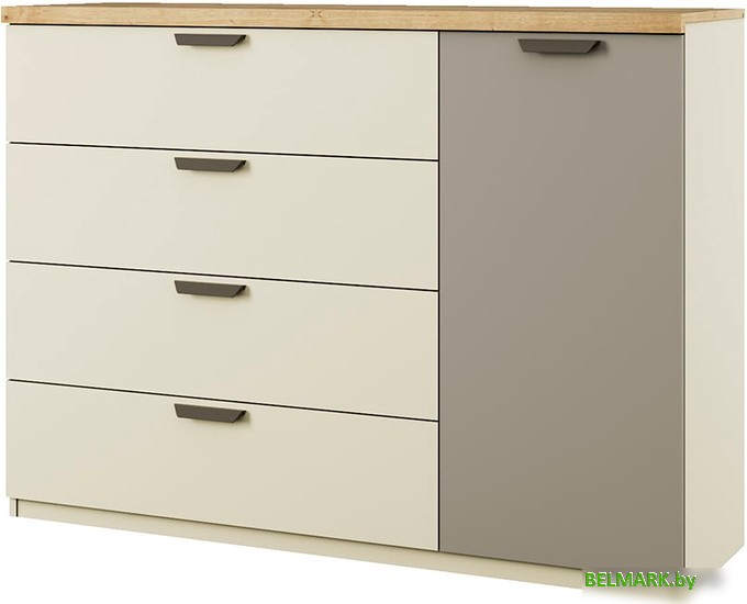 Комод Anrex Modern 1D4S (персидский жемчуг/ирландский ликер) - фото