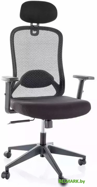 Офисное кресло Signal Q080M (черный/черный) - фото