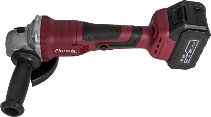 Угловая шлифмашина Pioneer Tools Master AG-M20V-125-01B USP (с 1-им АКБ, кейс) - фото2