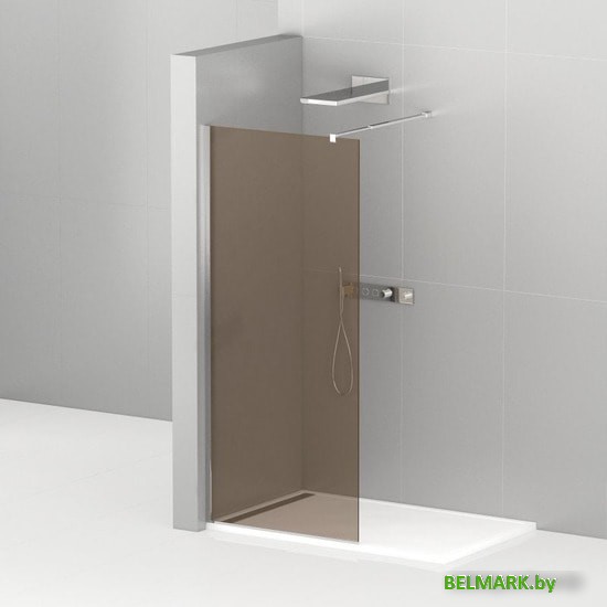 Душевая стенка Cezares LIBERTA-L-1-110-BR-Cr - фото