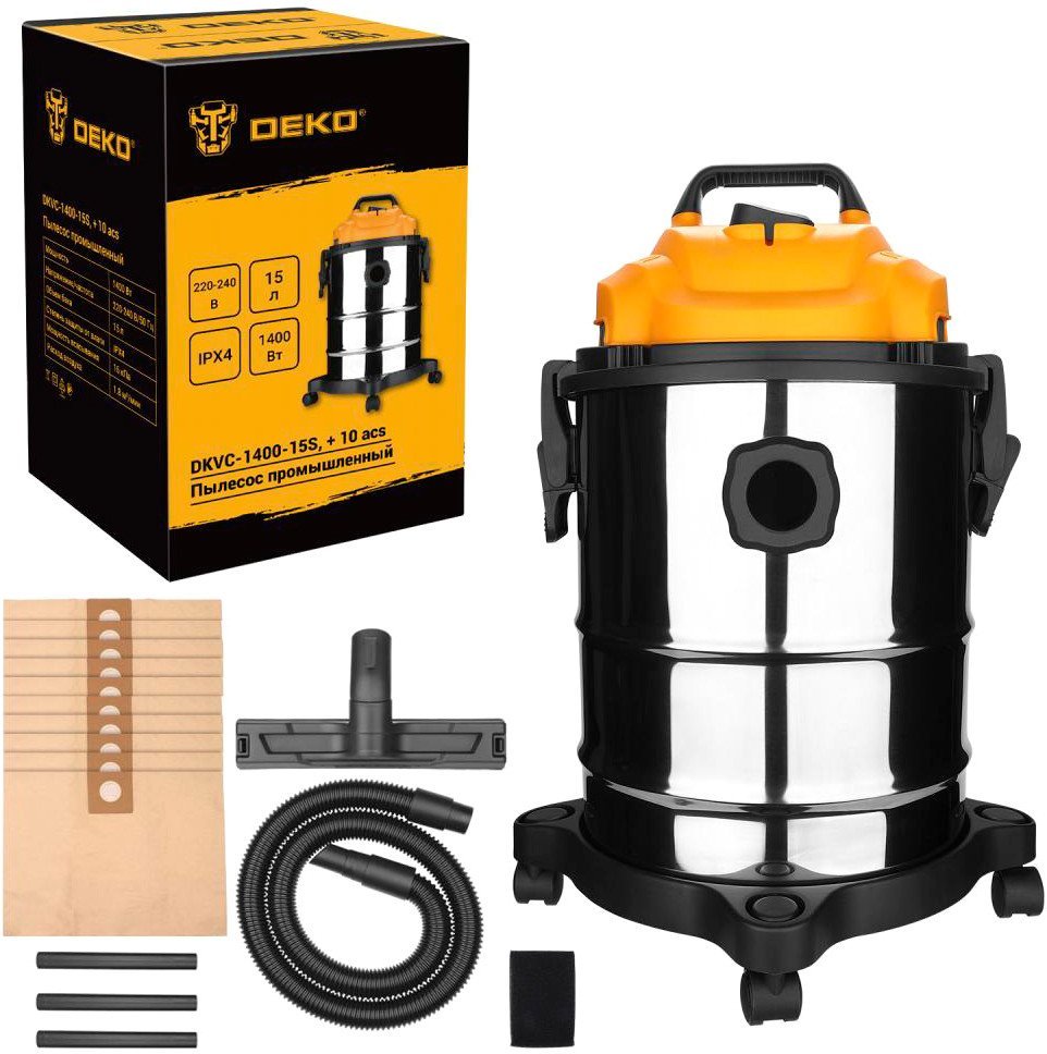 Пылесос Deko DKVC-1400-15S 083-1061 - фото