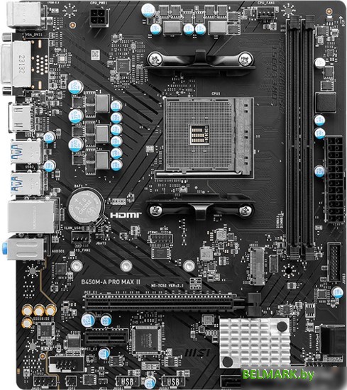 Материнская плата MSI B450M-A Pro Max II - фото