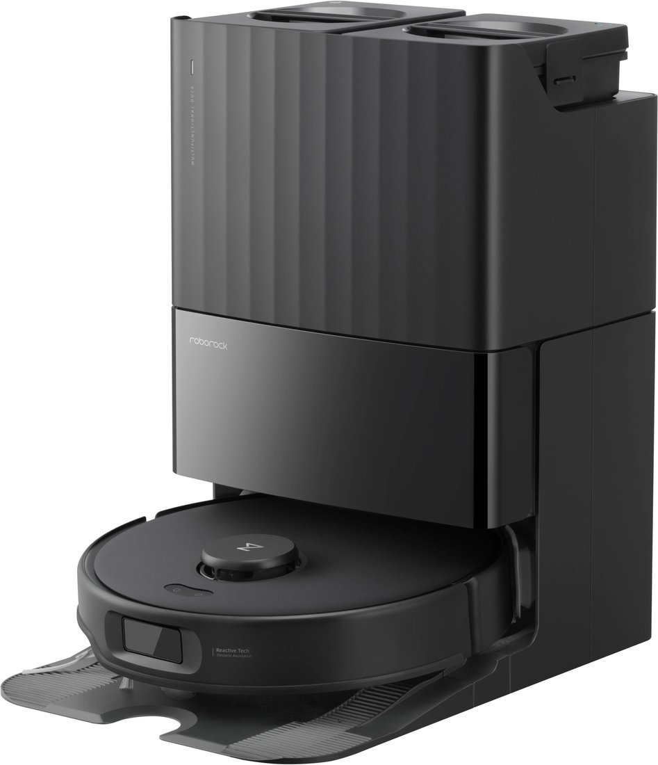 Робот-пылесос Roborock Qrevo Edge 5V1 QRES0200 (евровилка, с английской озвучкой, черный) - фото