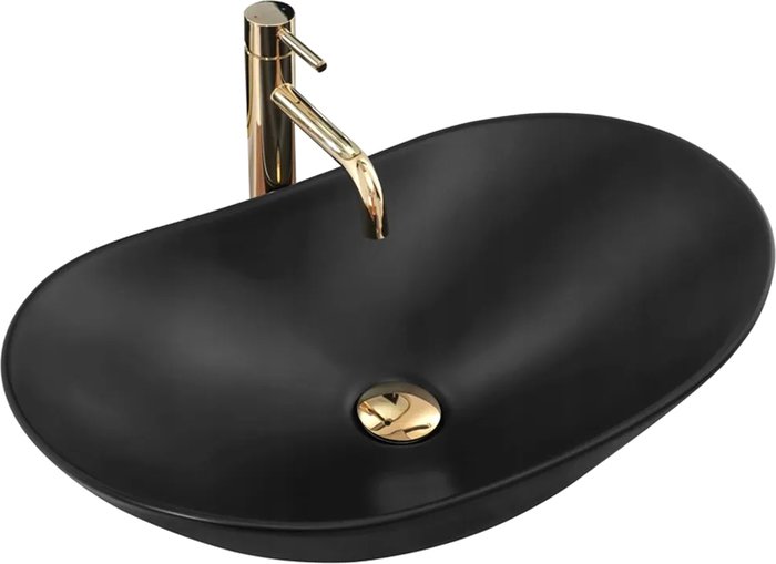 Умывальник Rea Royal 60 Black Matt REA-U0442 - фото