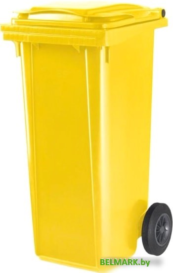Контейнер для мусора ESE 120 л (желтый) - фото