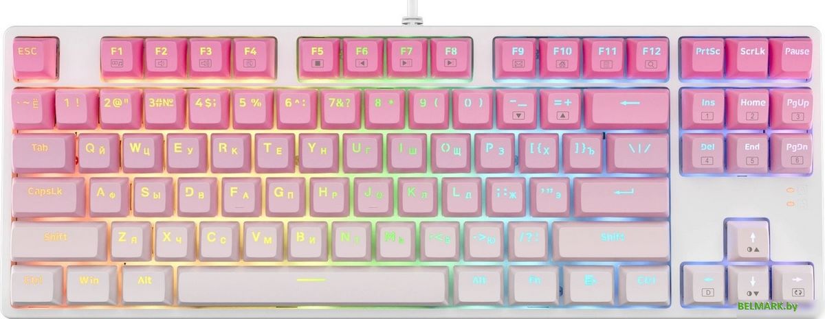 Клавиатура Redragon Cass (розовый) - фото
