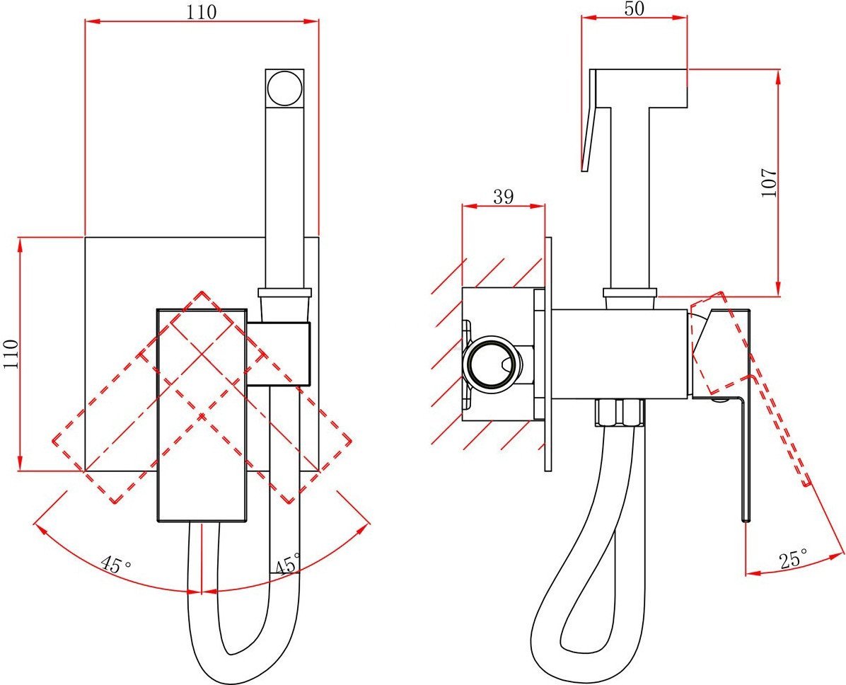 Гигиенический душ A-Five A5-1245 - фото2