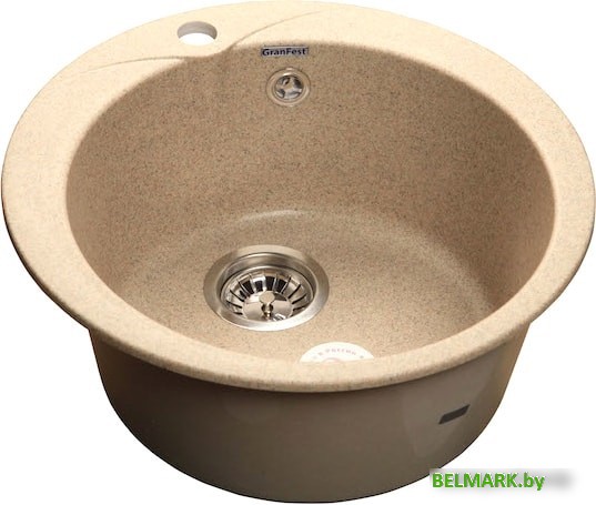 Кухонная мойка GranFest Rondo GF-R480 (песочный) - фото