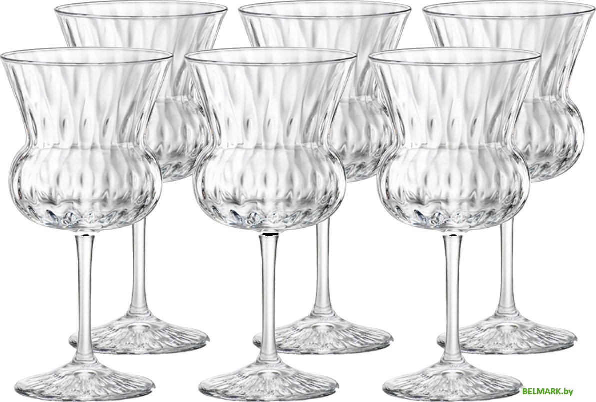 Набор стаканов для коктейлей Bormioli Rocco Блум 10000005016-6 (245 мл, 6 шт) - фото