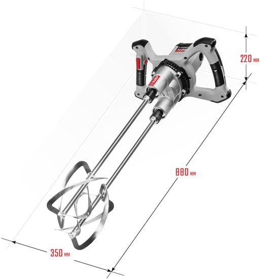 Дрель-миксер Зубр МРД-1400 - фото2
