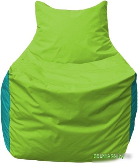 Кресло-мешок Flagman Фокс Ф2.1-182 (салатовый/бирюзовый) - фото2