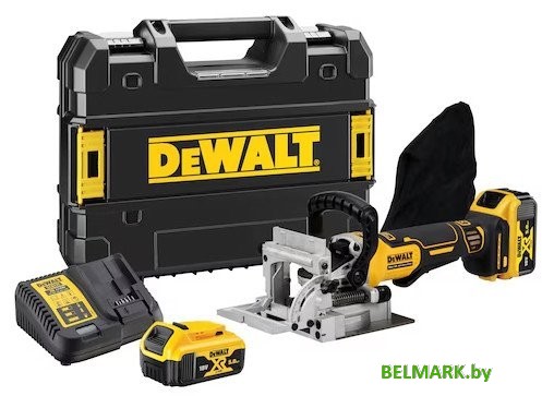 Шпоночный (ламельный) фрезер DeWalt DCW682P2 (с 2-мя АКБ, кейс) - фото