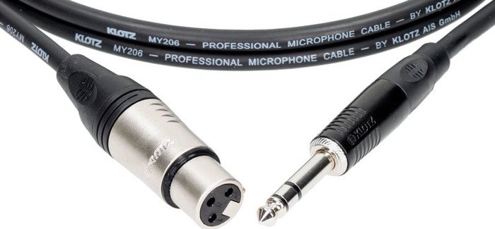 Кабель Klotz M1FS1K0200 (2 м, черный) - фото2