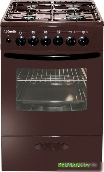 Кухонная плита Лысьва ЭГ 404 МС-2у (без крышки, коричневый) - фото