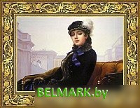 Картина Декарт "Неизвестная" Крамской 8Л0517 (в раме) - фото