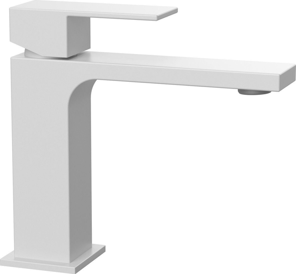 Смеситель Kaiser Cube 01211-4 (белый матовый) - фото