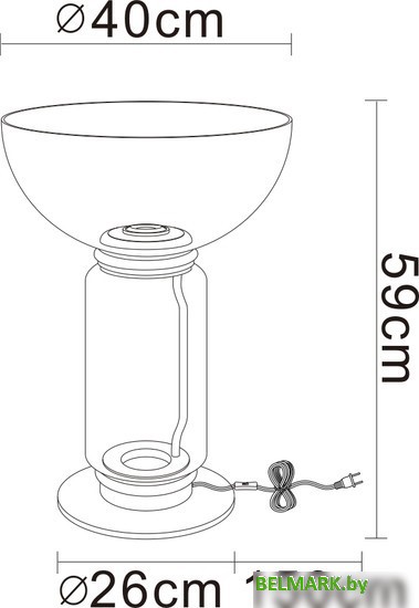 Настольная лампа Divinare Trumpet 1242/06 TL-18 - фото2