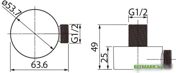 Шланговое подключение IDDIS 002SB00i62 - фото2