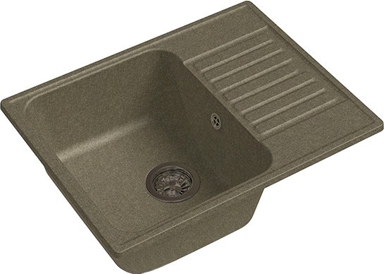 Кухонная мойка GranFest QUARZ Z-13 (песочный) - фото