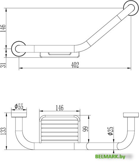 Поручень Ledeme L3519 - фото2