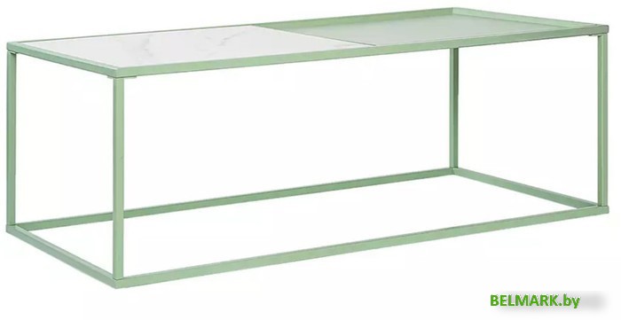 Журнальный столик Bergenson Bjorn Mayen BB0000483 (белый/зеленый) - фото