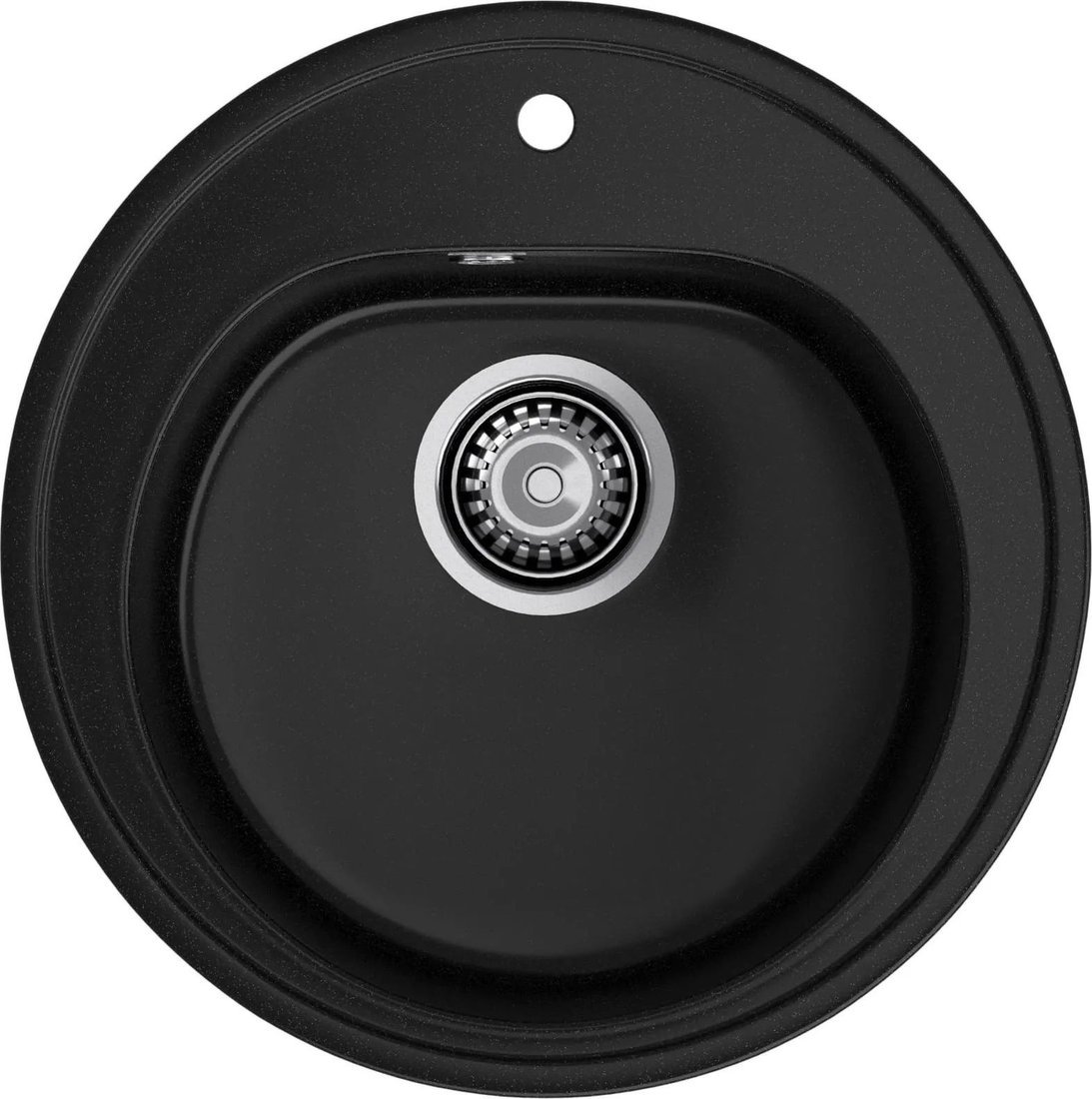 Кухонная мойка GranFest Rondo 510 (черный) - фото