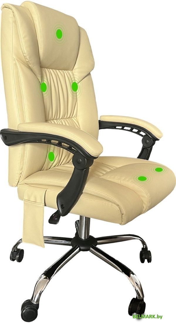 Офисное кресло CACTUS CS-CHR-OC04M-WT (слоновая кость) - фото