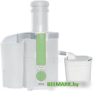 Соковыжималка Mystery MJE-1901 (Белый с зеленым) - фото