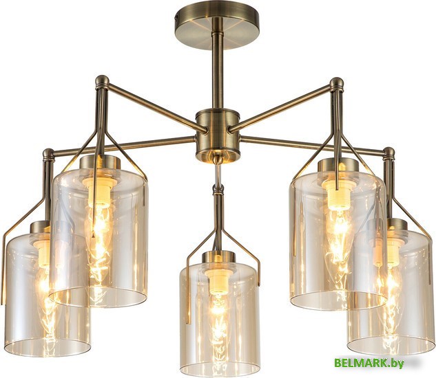 Люстра средней высоты Escada Divita 688/5P E14*40W Brass - фото
