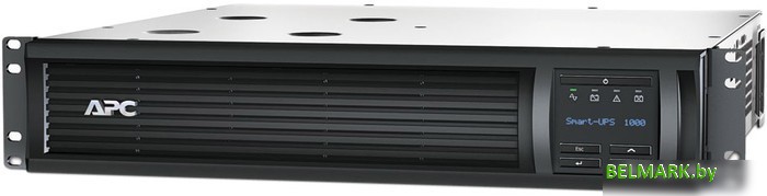 Источник бесперебойного питания APC Smart-UPS 1000VA LCD RM 2U 230V (SMT1000RMI2U) - фото