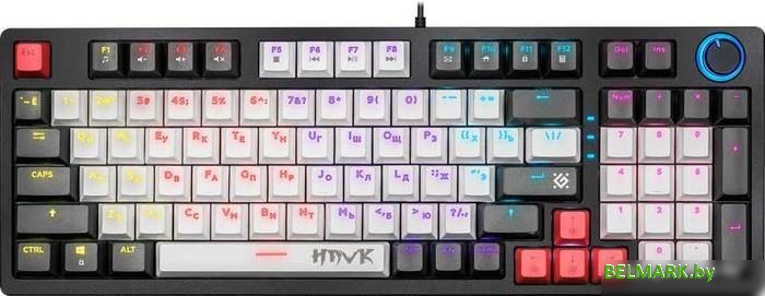 Клавиатура Defender Hawk GK-418 (черный, Outemu Red) - фото