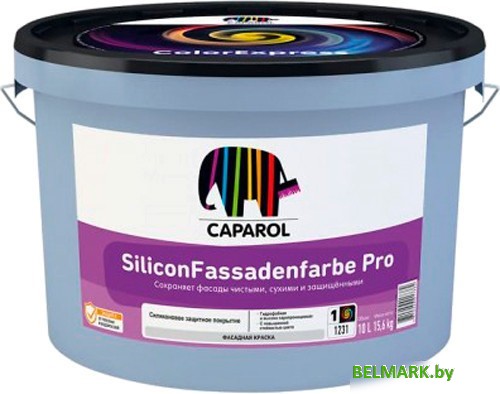 Краска Caparol Silicon Fassadenfarbe Pro База 1. 10 л (белый) - фото
