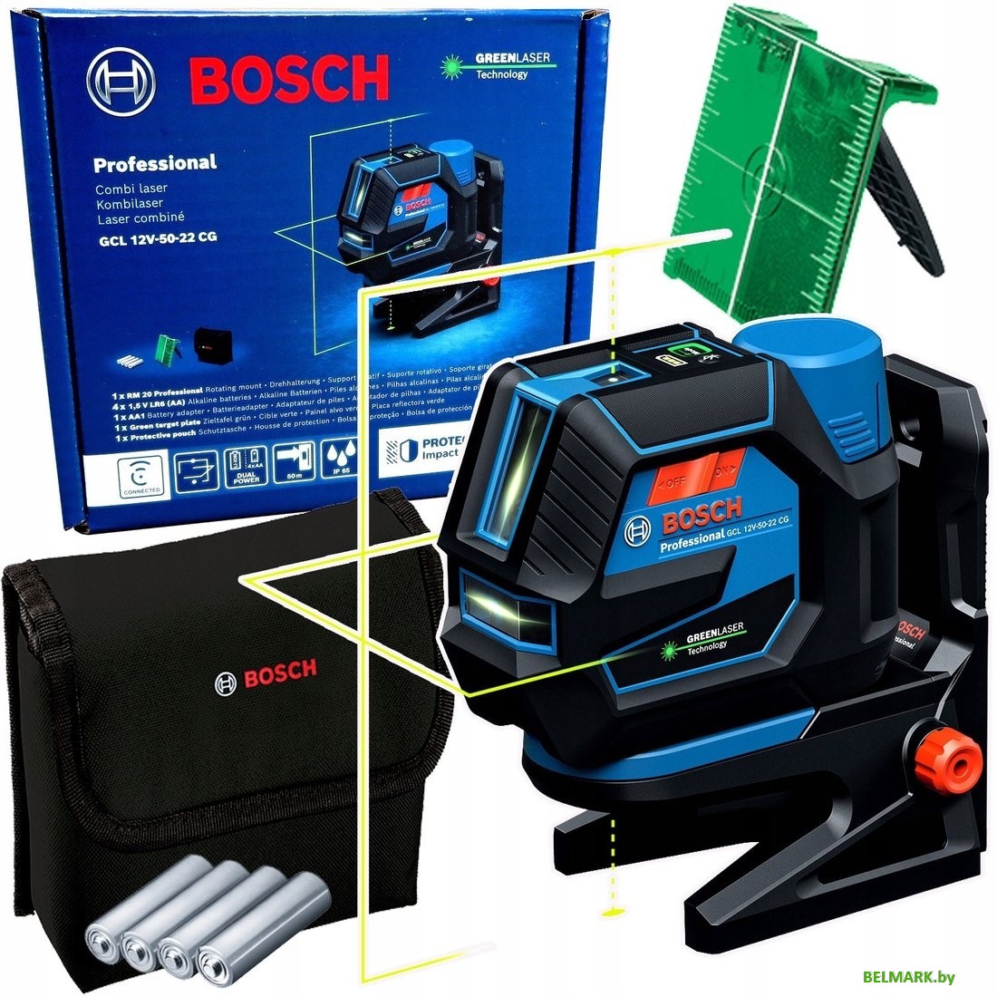 Лазерный нивелир Bosch GCL 12V-50-22 CG Professional 0601066S00 - фото