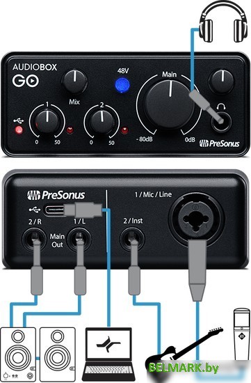 Аудиоинтерфейс PreSonus AudioBox GO - фото2