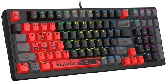 Клавиатура A4Tech Bloody S98 Sports Red (Bloody BLMS Red) - фото2