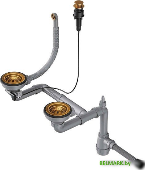 Сифон Omoikiri WK-1.5-CL-R-A AB - фото