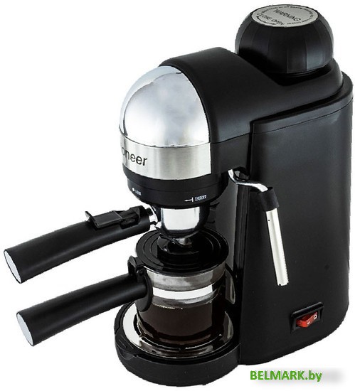 Рожковая кофеварка Pioneer CM106P (черный) - фото