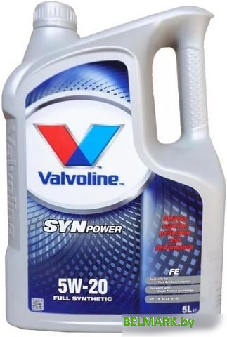 Моторное масло Valvoline Synpower FE 5W-20 5л - фото