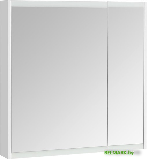Акватон Шкаф с зеркалом Нортон 80 1A249202NT010 (белый) - фото