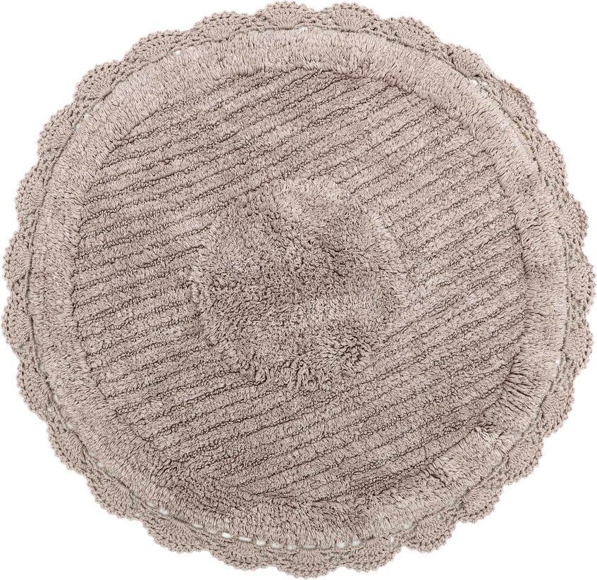 Коврик для ванной Sofi De MarkO Laura Кружевной 75x75 КВ-ЛА-5-75х75 (капучино) - фото