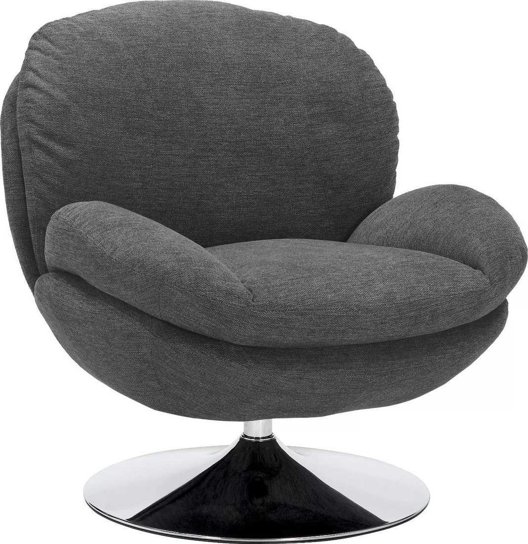 Интерьерное кресло Signal Brigitte Brego 07 (темно-серый/хром) - фото